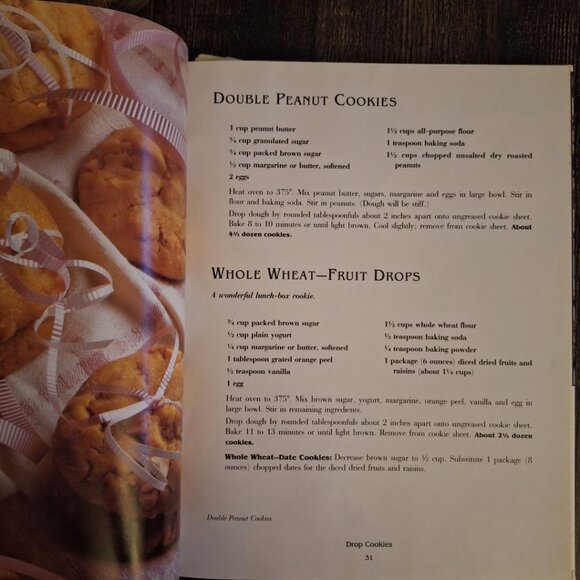 Betty Crocker Ultimate Cookie Book 1992 Vintage Hardcover Family Bake Christmas - Picture 6 of 12